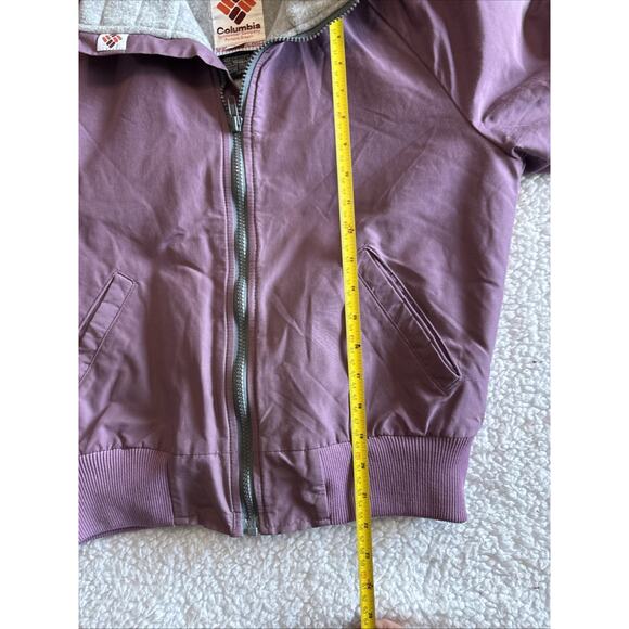 Vintage Columbia Ski Bomber Jacket Woman’s Small Purple Thinsulate 3m - Picture 8 of 8